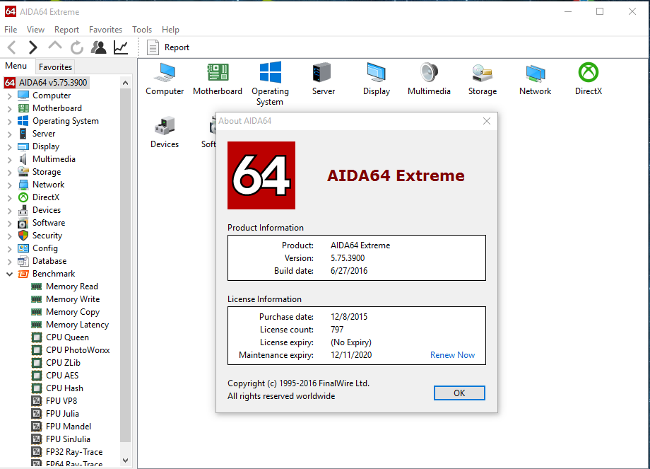AIDA64 Extreme Edition 6.92.6600 download the new version for mac